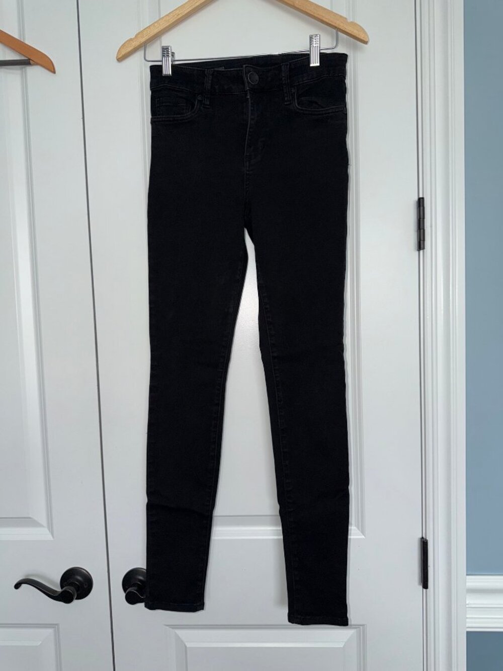 Kut from the Cloth Mia High Waist Skinny Jeans Black Womens 2